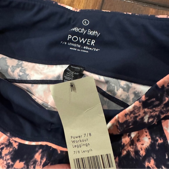 Sweaty Betty 7/8 Power Leggings size L NWT - Picture 6 of 7